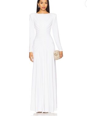 Et Ochs Thea Gown in Optic White